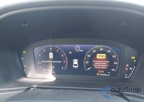 2024 Honda Accord Ex z USA, uszkodzony, nr VIN 1HGCY1F39RA027753